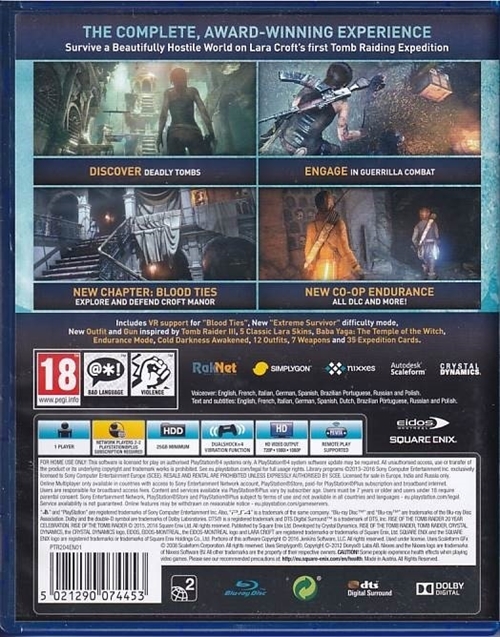 Rise of the Tomb Raider - PS4 (A Grade) (Genbrug)